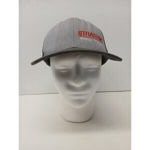 Pacific Headwear Gray Printed Logo Comfort Dress Casual Cap Snapback One Size